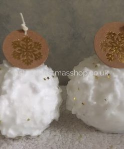 Snowball Candles - With Gold Star Sprinkles - SBC001-G