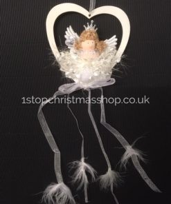 Stardust Lace Fairy Mobile Heart-Silver-282004