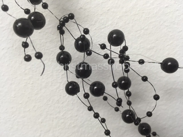 Black Bead Garland - BG-2M-B - Image 3