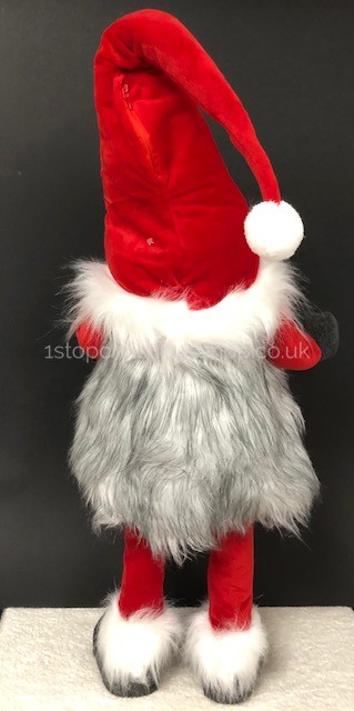 Light-Up Standing Plush Nordic Santa Gonk Bobbin Wobbly Christmas Decoration - Bobbly Glo-Bert - Image 8