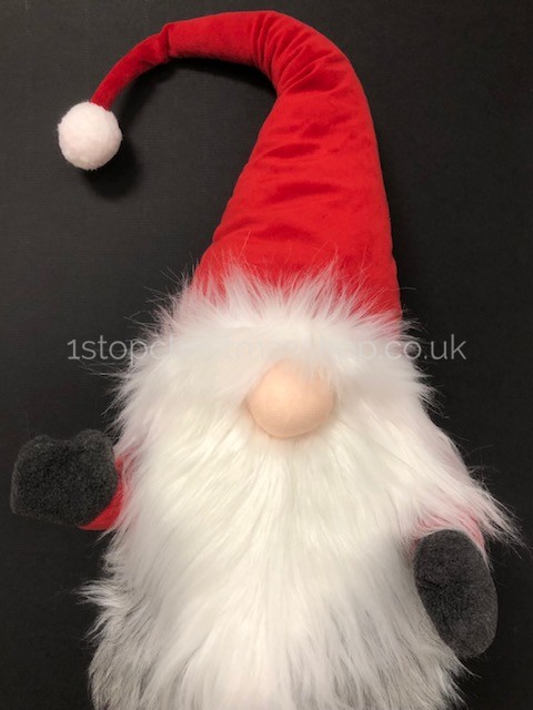 Light-Up Standing Plush Nordic Santa Gonk Bobbin Wobbly Christmas Decoration - Bobbly Glo-Bert - Image 5
