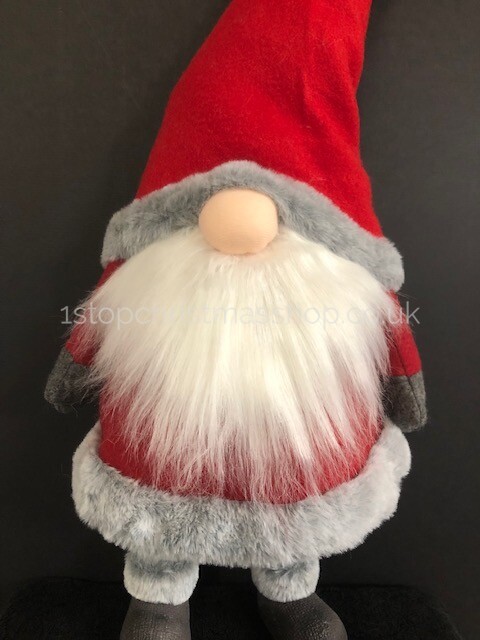 Standing Plush Nordic Santa Gonk Bobbin Wobbly Christmas Decoration 60cm - Wobbly Bert - Image 2