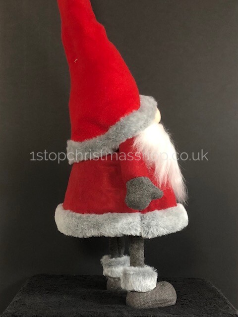 Standing Plush Nordic Santa Gonk Bobbin Wobbly Christmas Decoration 60cm - Wobbly Bert - Image 5