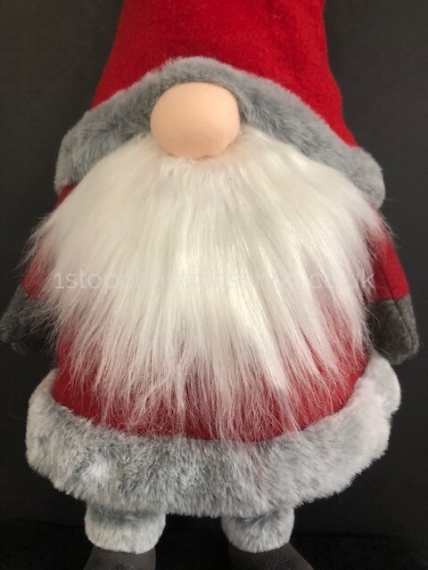 Standing Plush Nordic Santa Gonk Bobbin Wobbly Christmas Decoration 60cm - Wobbly Bert - Image 4