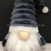 Sitting Plush Nordic Santa Gonk Scandi Christmas Decoration 38cm GrooviKert - Petrol Blue