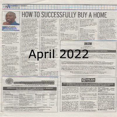 News article April 2022